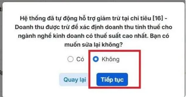 Bước 5 điền đầy đủ thông tin mẫu 01 CNKD tờ khai thuế hộ kinh doanh quý 2 2026 trên dichvucong.gdt.gov.vn